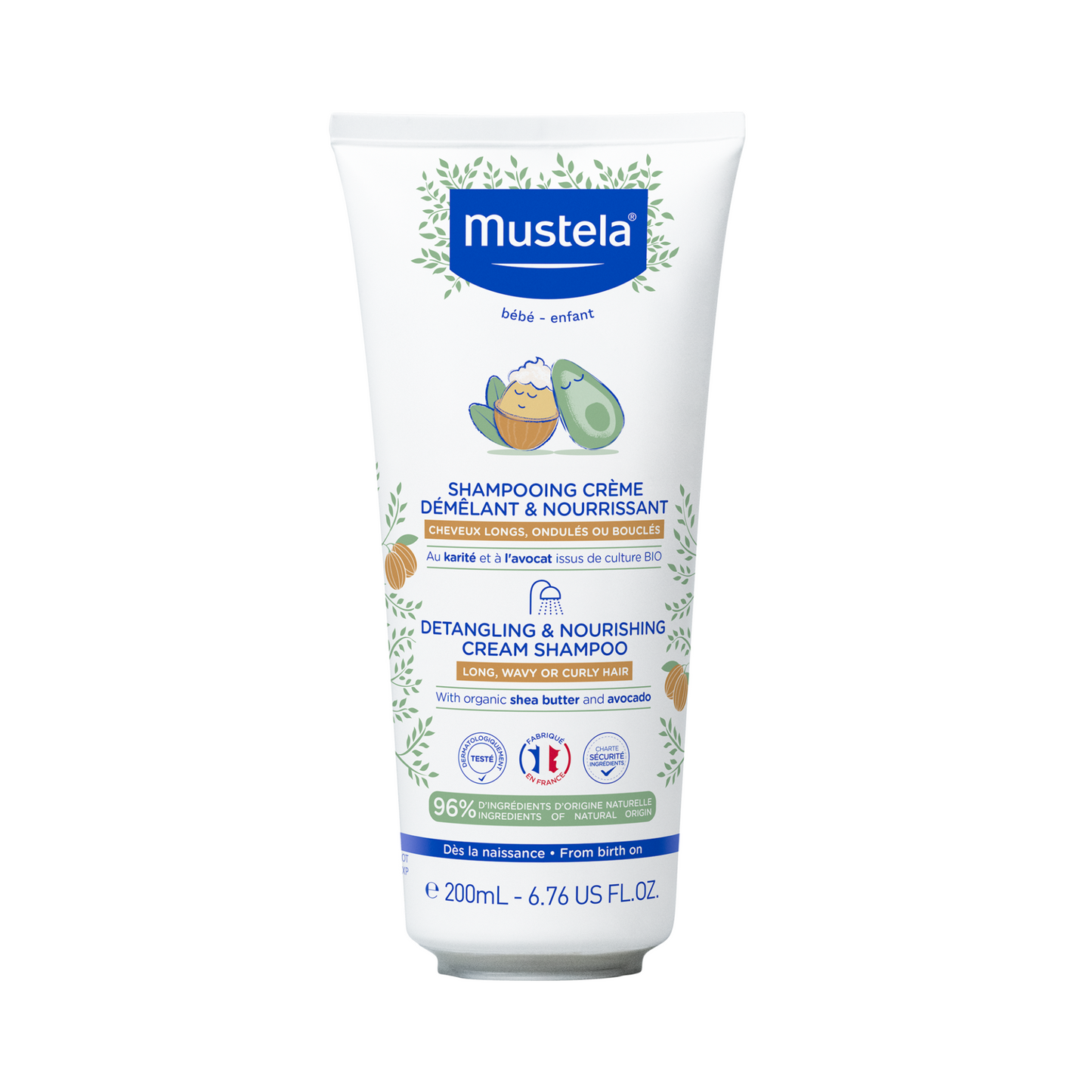 Mustela - Detangling & Nourishing Cream Shampoo 200ml - Medaid International