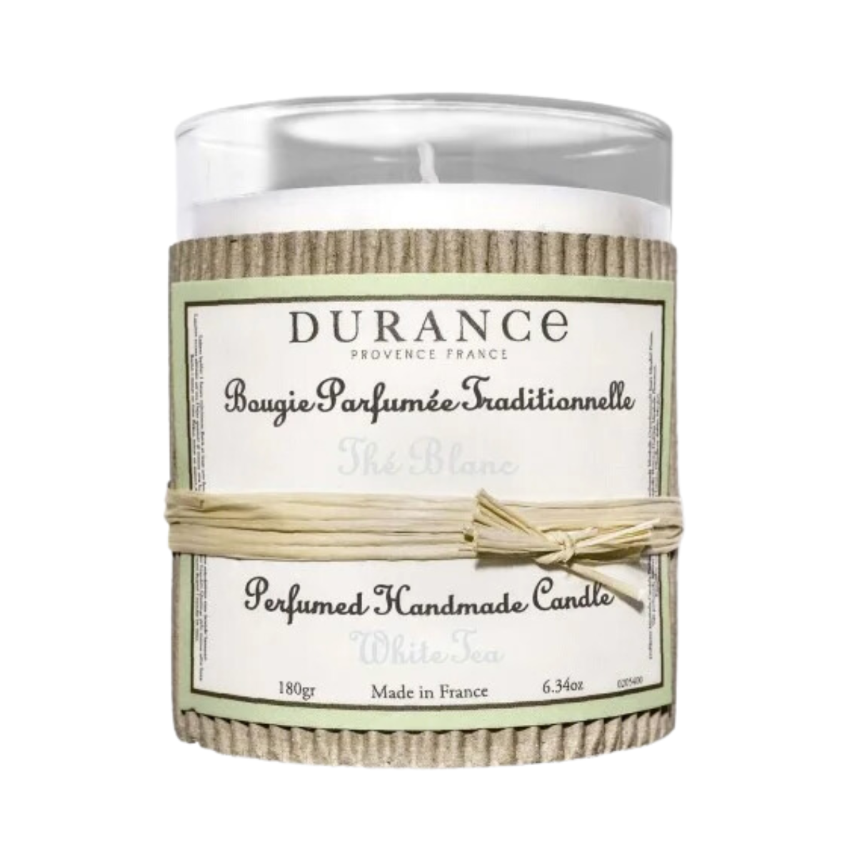 Durance - White Tea Perfumed Candle 180g * - Medaid International
