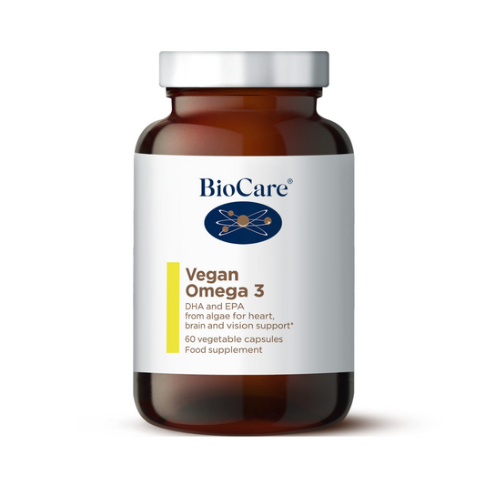 BioCare - Vegan Omega 3 (Algal DHA & EPA) 60 Capsules - Medaid International