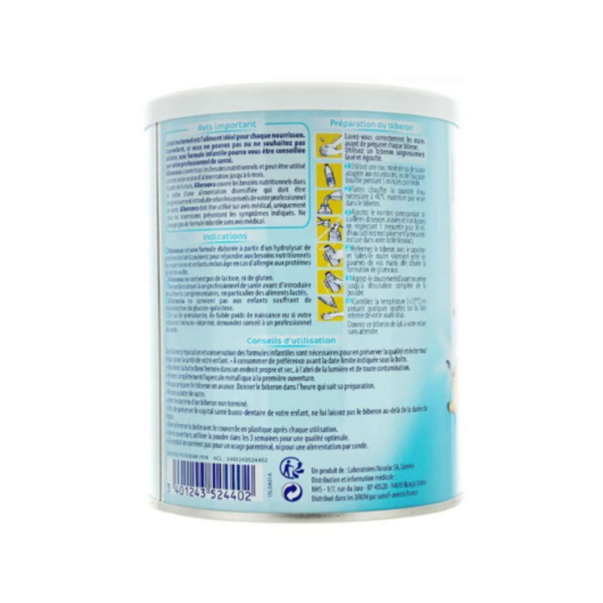 Novalac - Allernova 0 to 36 Months 400g - Medaid International