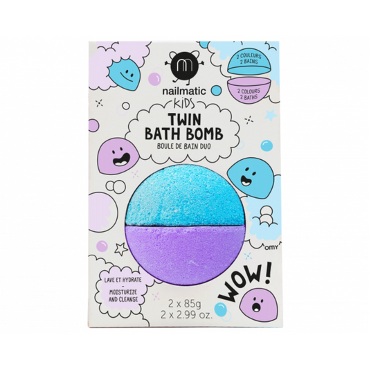 Nailmatic - Twin Bath Bomb Blue + Violet 2x85g - Medaid International