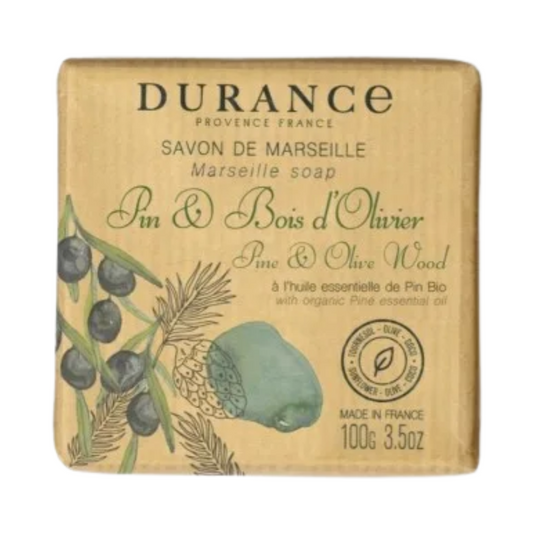 Durance - Pine & Olive Wood Marseille Soap 100g - Medaid International