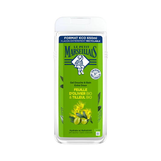 Le Petit Marseillais - Olive Leaf & Basswood Shower Gel 650ml - Medaid International