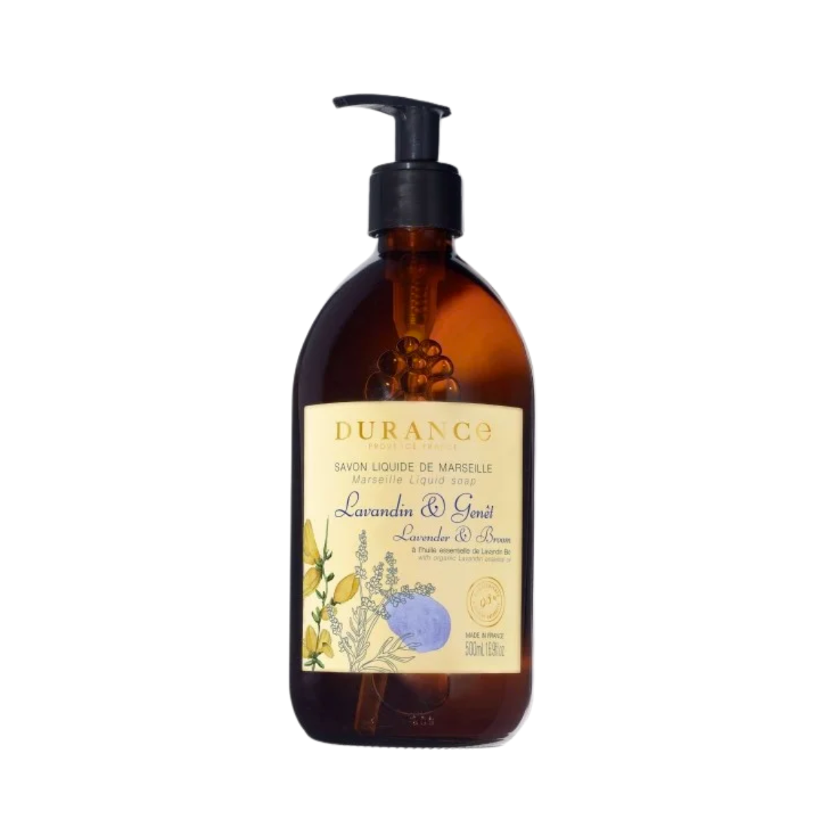 Durance - Lavender & Broom Les Essentiels Liquid Marseille Soap 500ml - Medaid