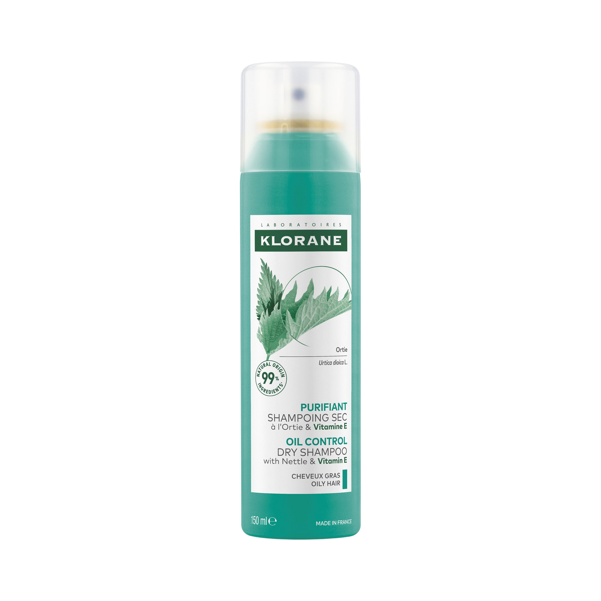 Klorane - Nettle Oil Control Dry Shampoo 150ml - Medaid International