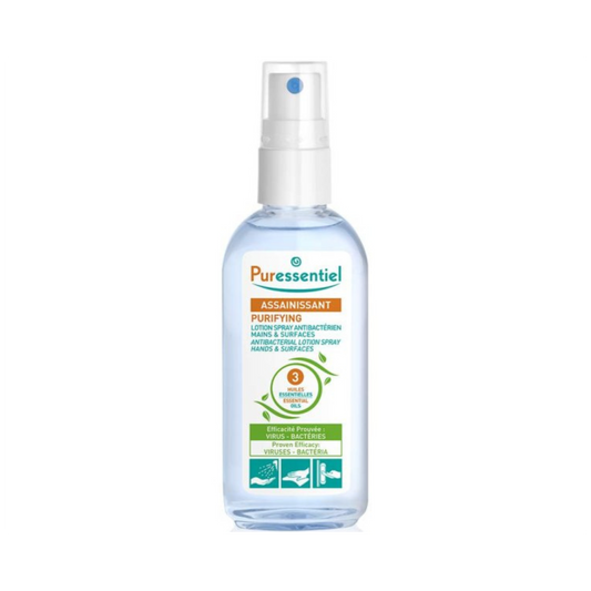 Puressentiel - Purifying Antibacterial Lotion Spray Hands & Surfaces 80ml - Medaid International