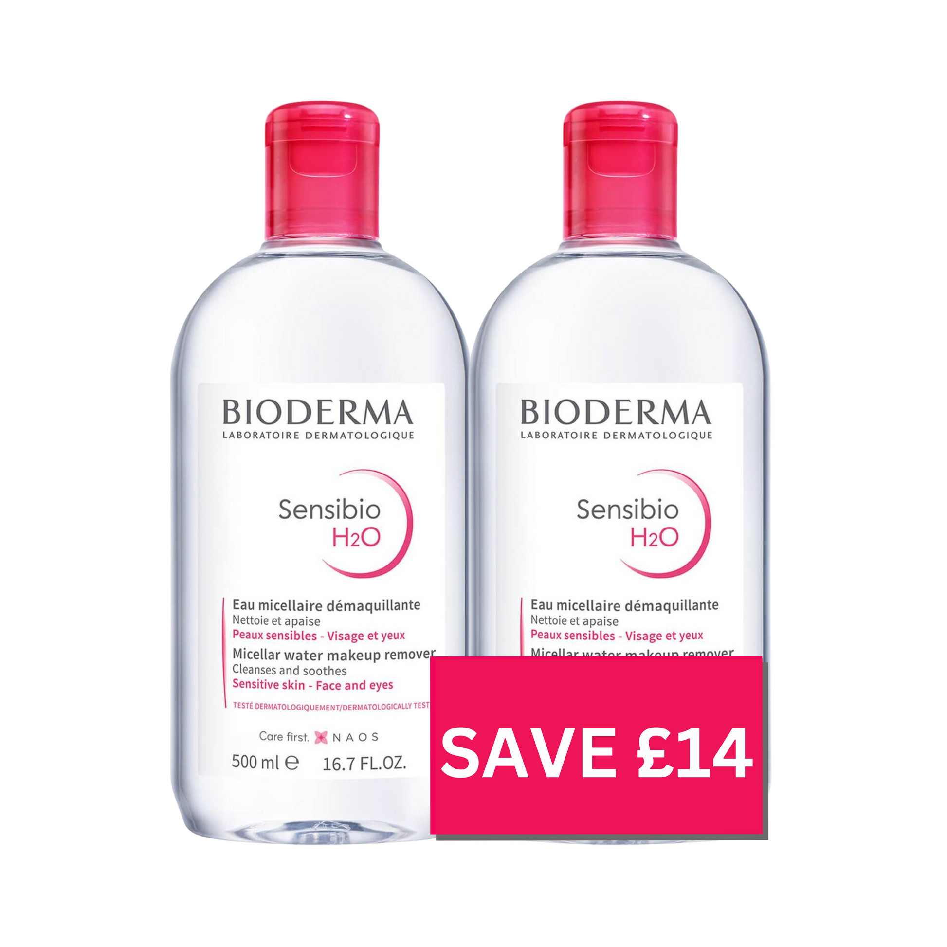 Bioderma - Sensibio H2O Duo Pack 2X500ml - Medaid International