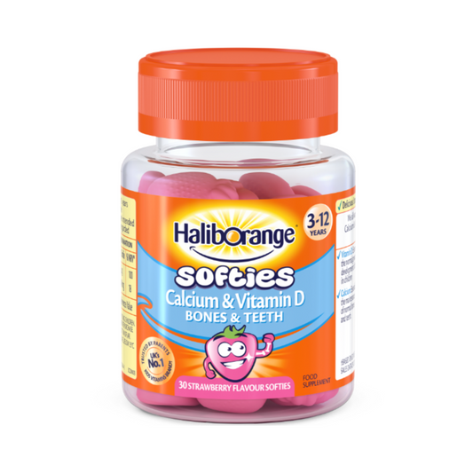 Haliborange - Calcium & Vitamin D 30 Strawberry Softies - Medaid