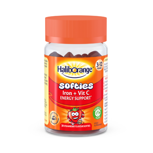 Haliborange - Iron & Vitamin C 30 Strawberry Softies - Medaid