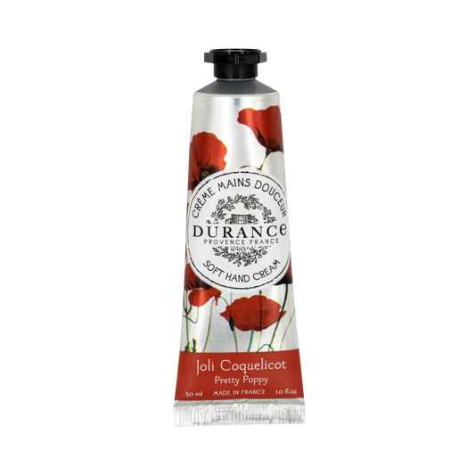 Durance - Pretty Poppy Soft Hand Cream 30ml - Medaid International