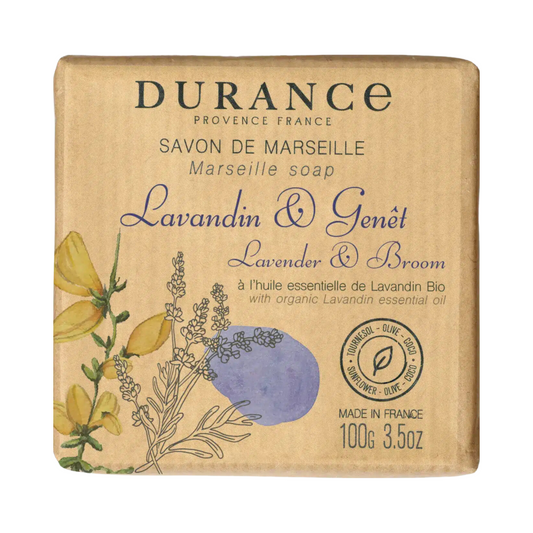 Durance - Lavender & Broom Marseille Soap 100g - Medaid International