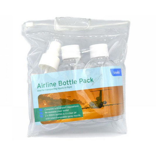 Airline Bottle Pack - 2 Travel Bottles - Medaid International