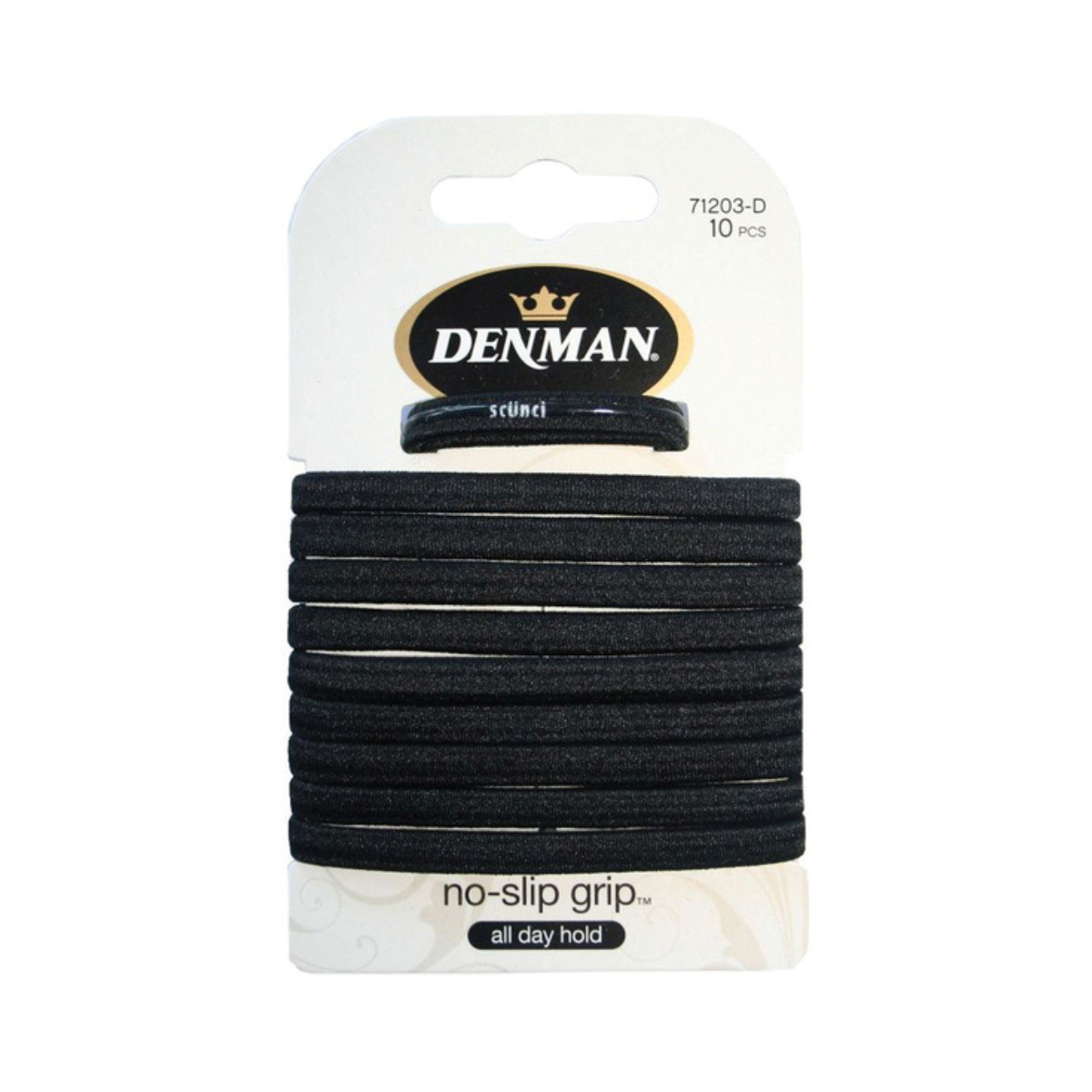 Denman - No Slip Grip Elastics 10 Pack - Medaid International