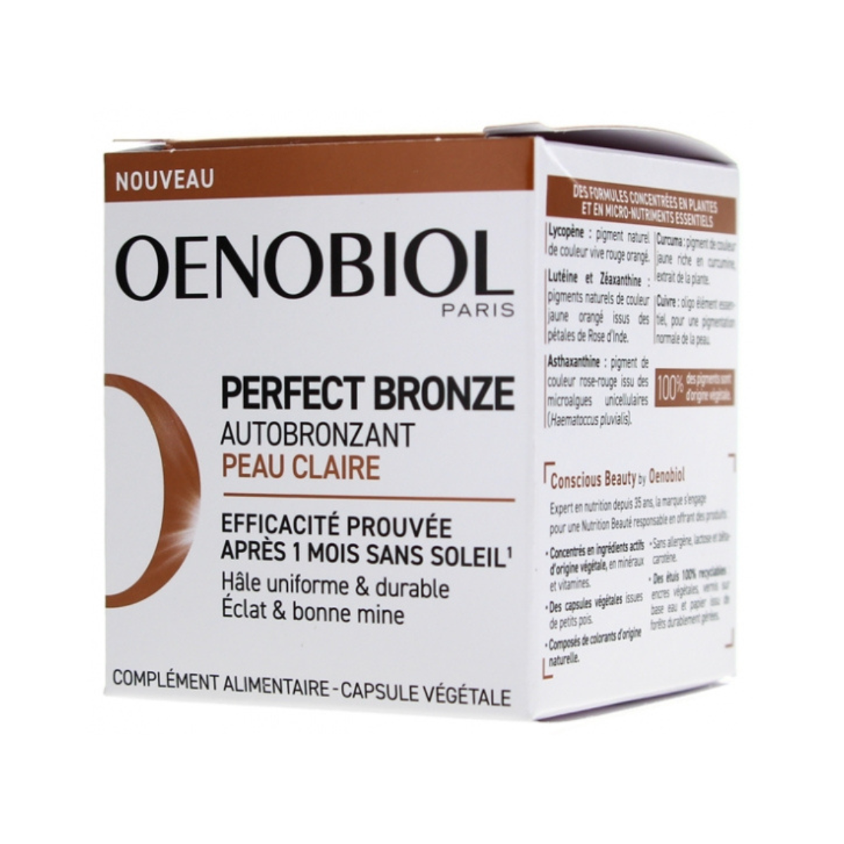 Oenobiol - Perfect Bronze Fair Skin 30 Capsules - Medaid