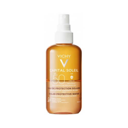 Vichy - Capital Soleil Solar Protective Water SPF50 Enhanced Tan 200ml - Medaid International