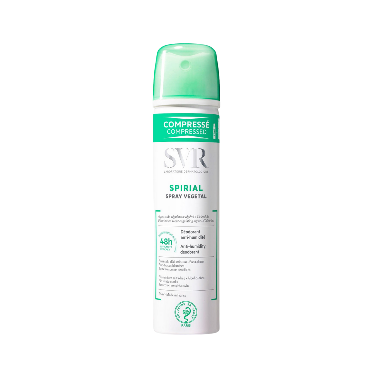 SVR - Spirial Vegetal 48H Aluminium Free Deodorant Spray 75ml - Medaid International