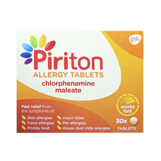 Piriton - Allergy 30 Tablets P - Medaid