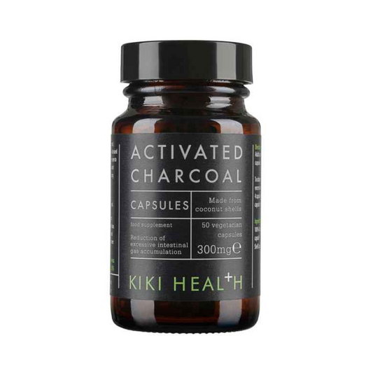 Kiki Health - Activated Charcoal 50 Vegicaps - Medaid International