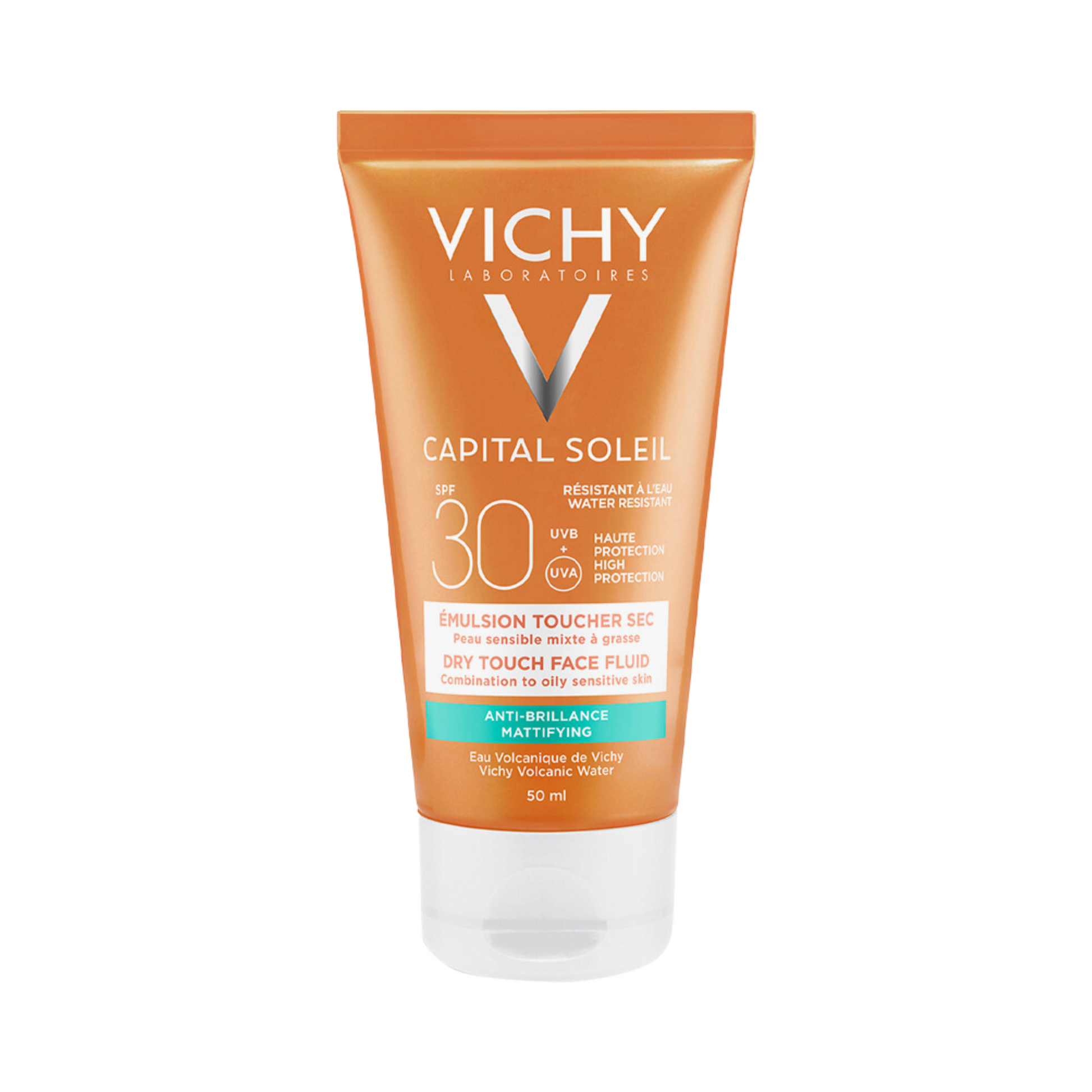 Vichy - Capital Soleil Mattifying Dry Touch Face Fluid SPF30 50ml - Medaid