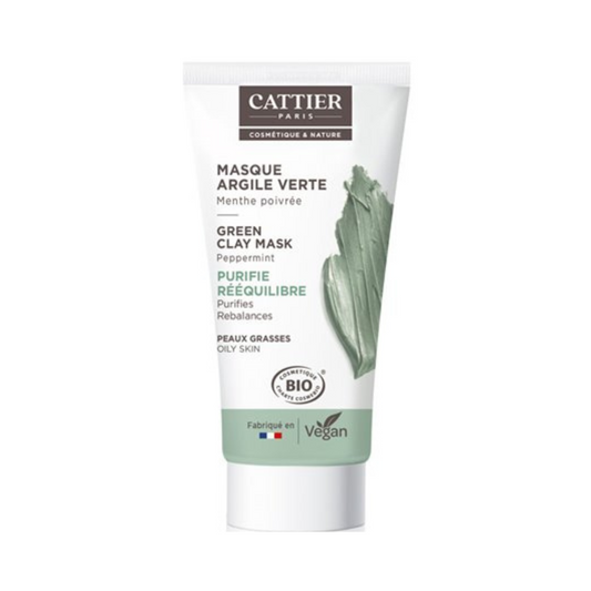 Cattier - Green Peppermint Clay Mask - Medaid International