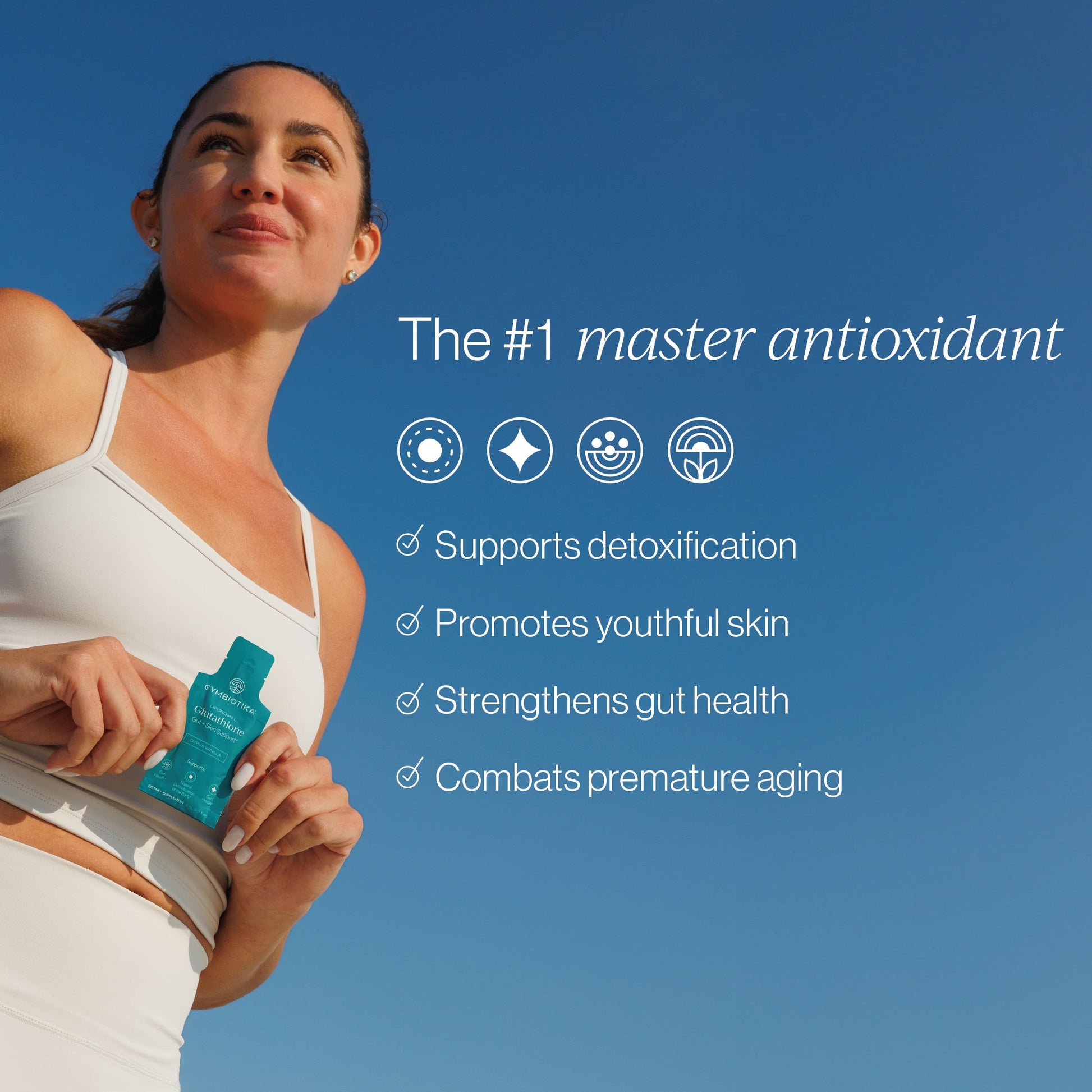 Liposomal Glutathione Supplement | CYMBIOTIKA - 25 pouches - Medaid International