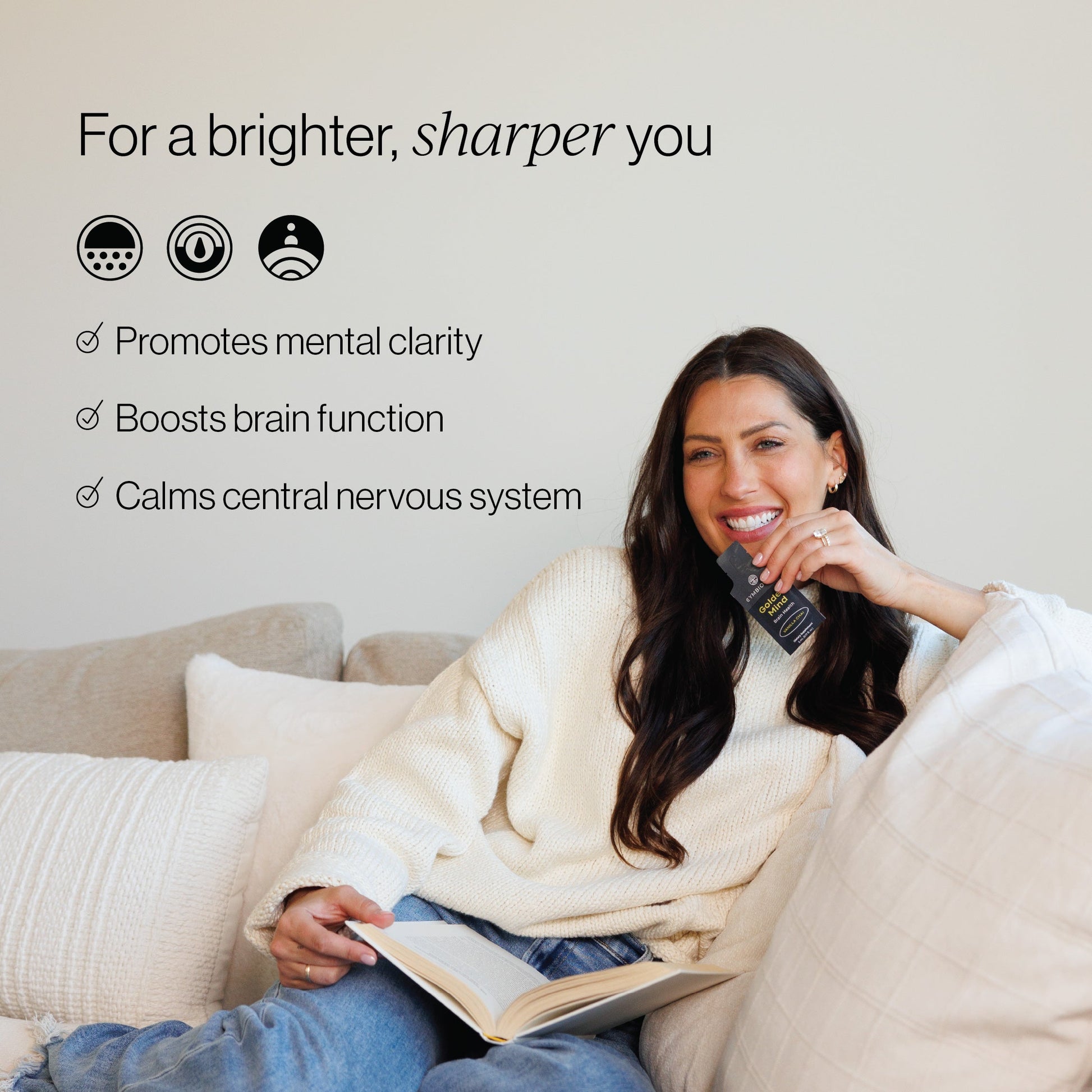 Golden Mind - Advanced Brain Power Nutrients | CYMBIOTIKA - Medaid International