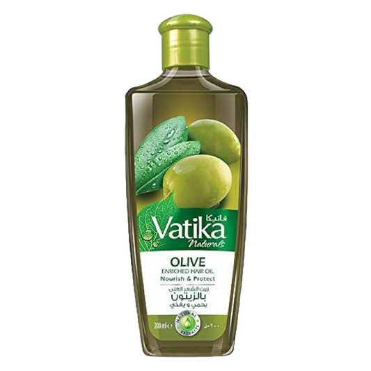 Vatika Imported Olive For Nourish & Protect Hair Oil - 200ml - Medaid