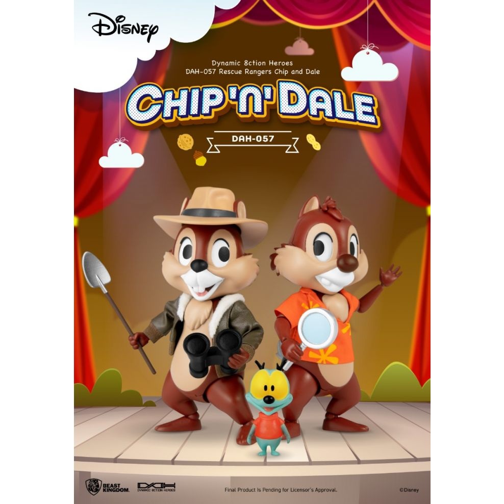Chip and Dale Rescue Rangers ACTION HEROES ACTION FIGURE BY BEAST KINGDOM (DAH-057) - Medaid International