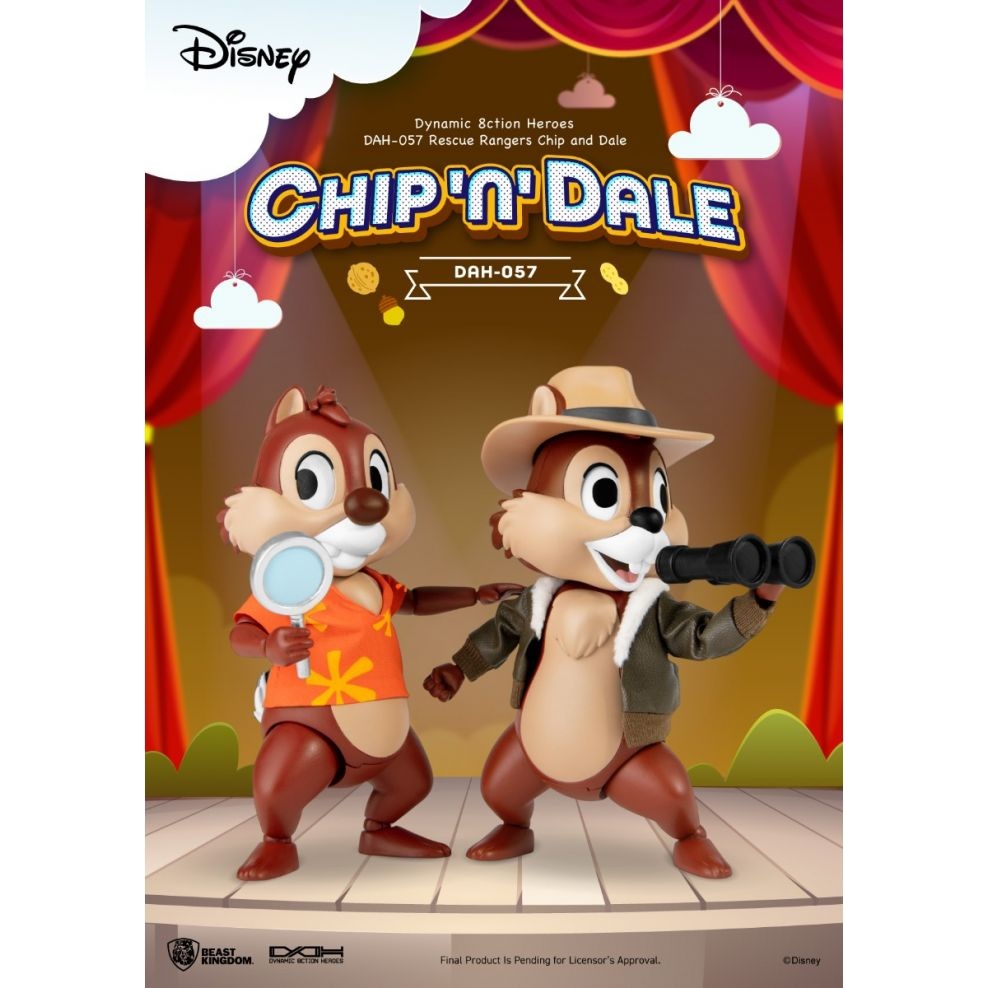 Chip and Dale Rescue Rangers ACTION HEROES ACTION FIGURE BY BEAST KINGDOM (DAH-057) - Medaid International