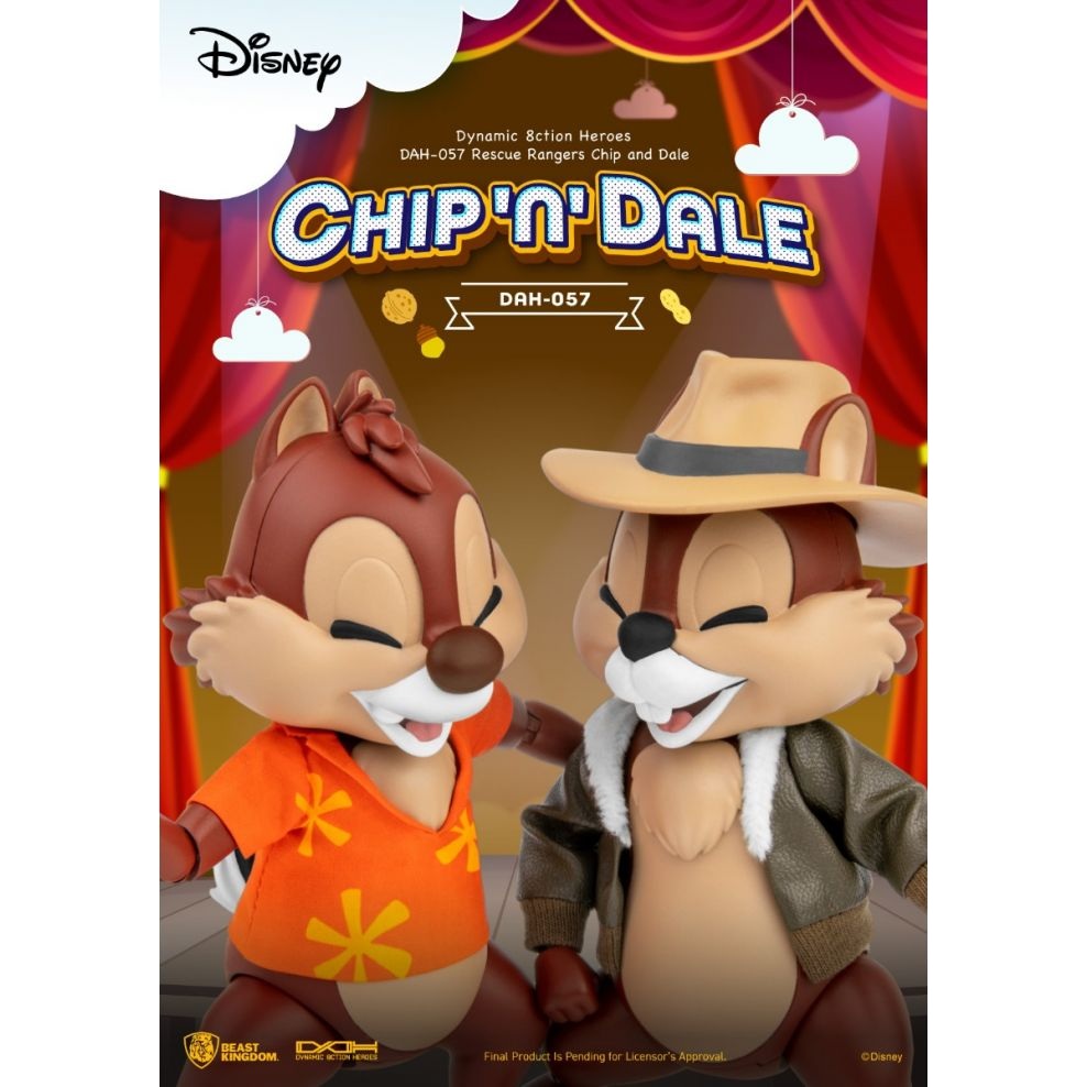 Chip and Dale Rescue Rangers ACTION HEROES ACTION FIGURE BY BEAST KINGDOM (DAH-057) - Medaid International