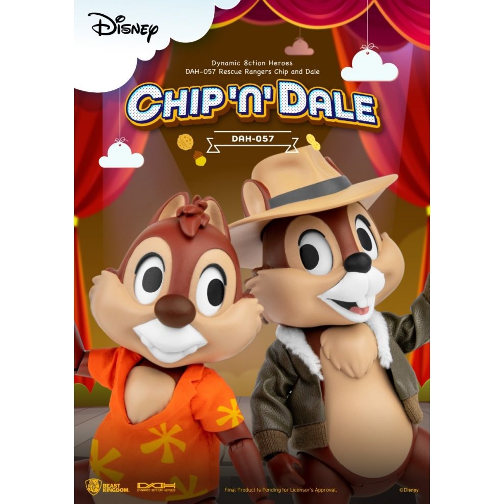 Chip and Dale Rescue Rangers ACTION HEROES ACTION FIGURE BY BEAST KINGDOM (DAH-057) - Medaid International