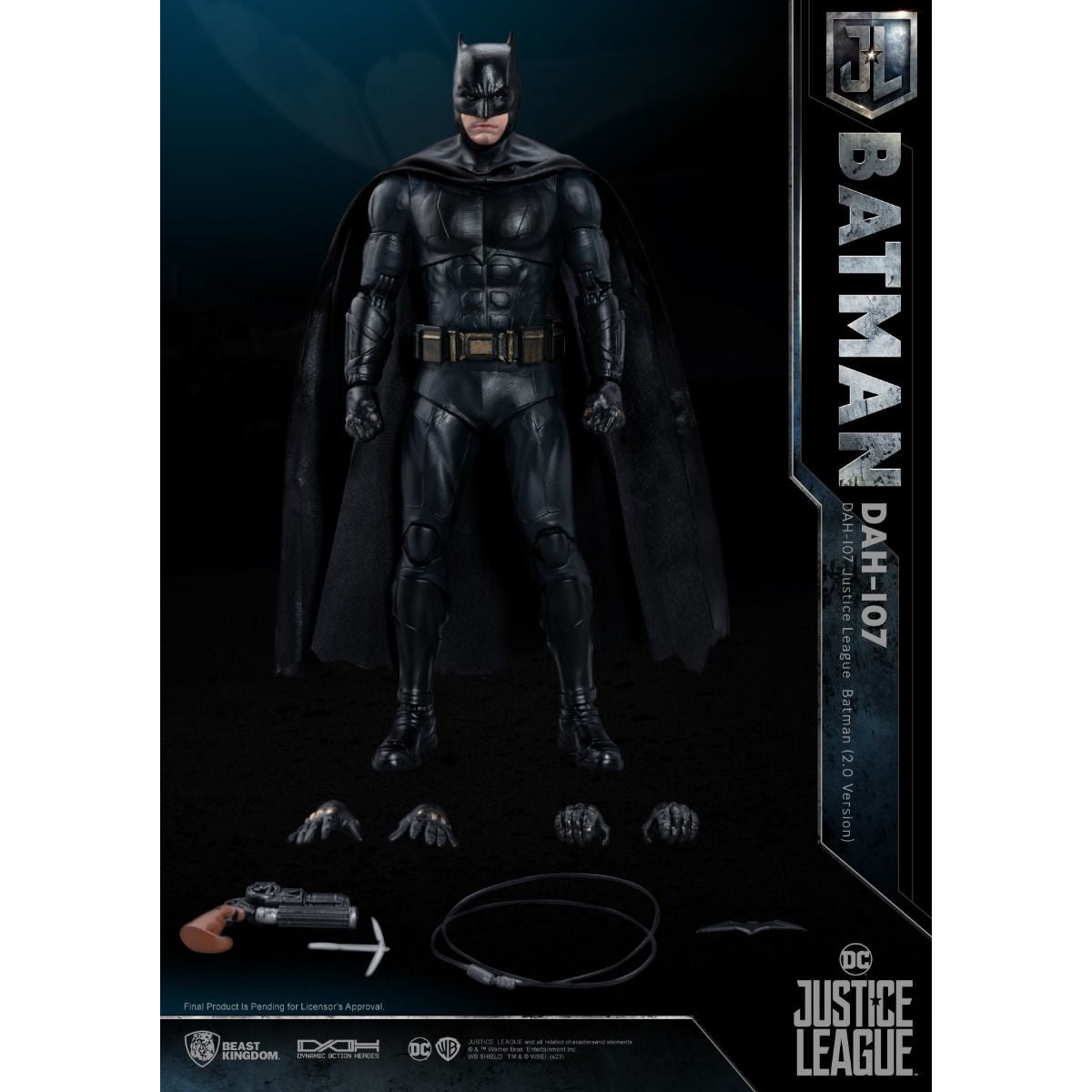 DAH-107 Justice League Batman Dynamic Action Heroes By Beast Kingdom - Medaid International