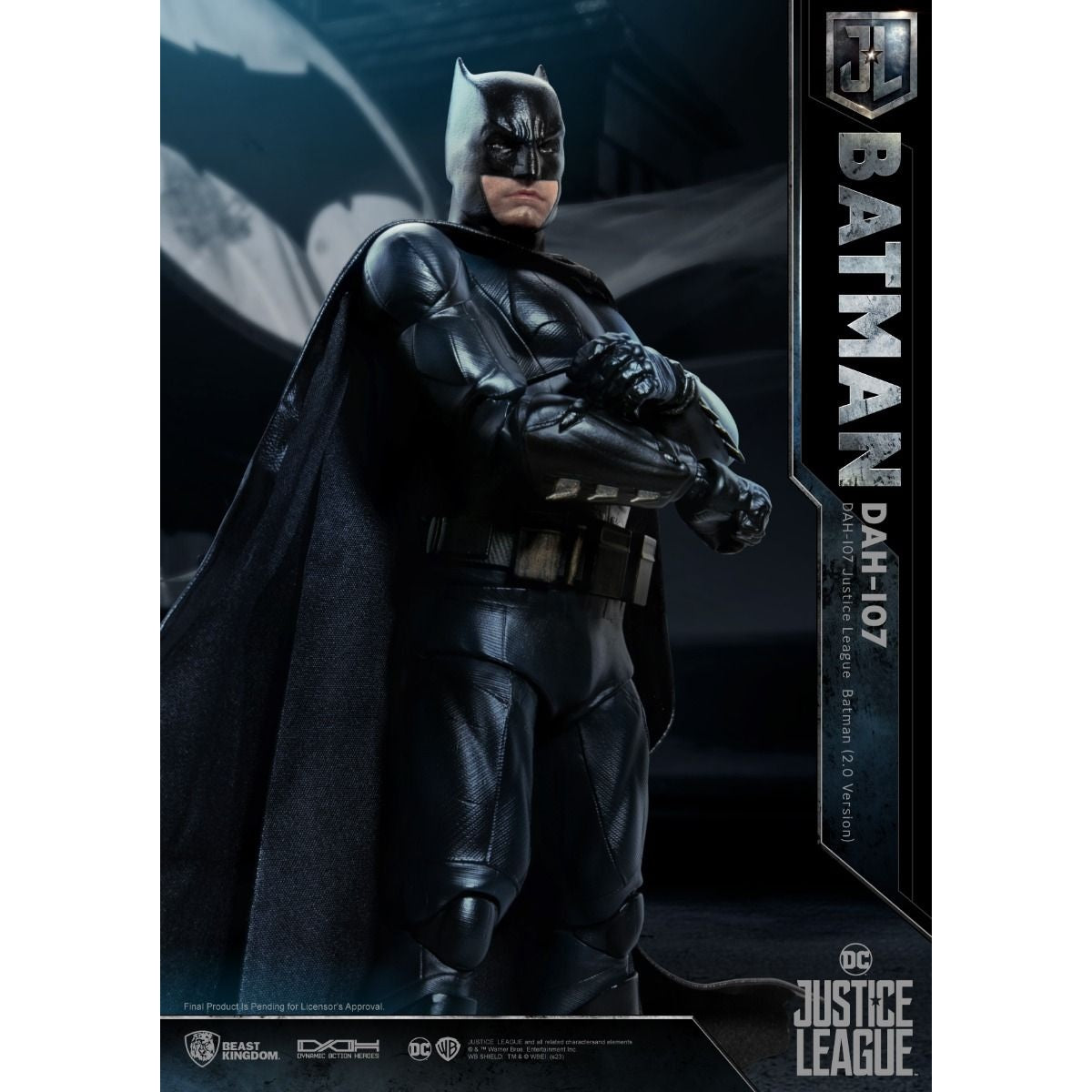 DAH-107 Justice League Batman Dynamic Action Heroes By Beast Kingdom - Medaid International