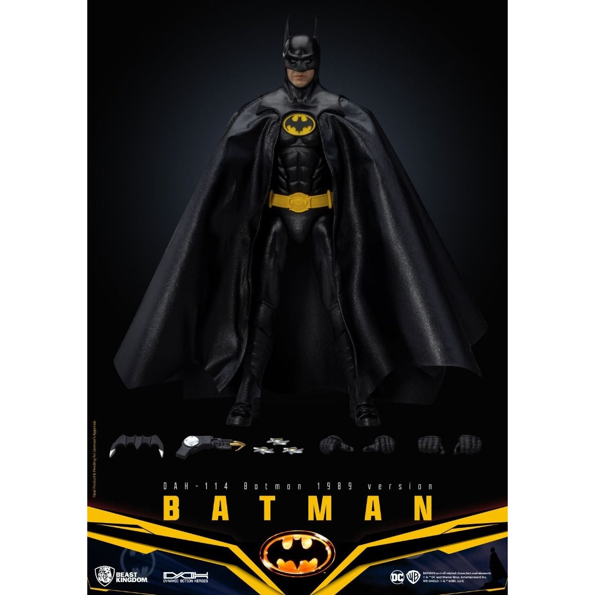 DAH-114 Batman 1989 version Dynamic Action Heroes By Beast Kingdom - Medaid International