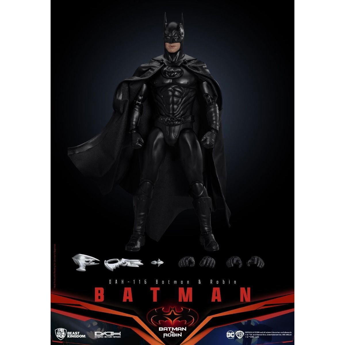 DAH-116 Batman (Batman & Robin) Dynamic Action Heroes By Beast Kingdom - Medaid International