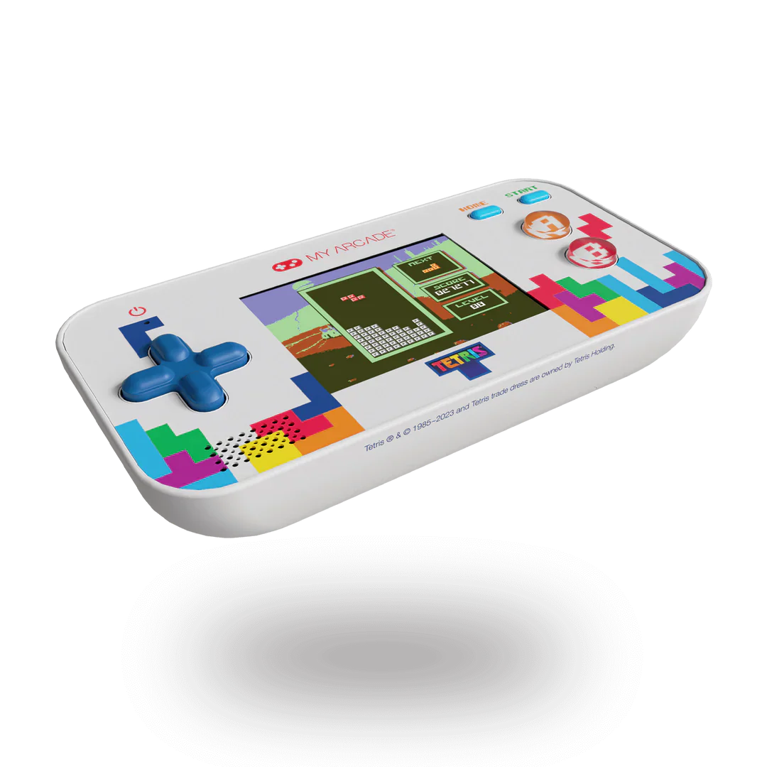 My Arcade Gamer V Classic Tetris Portable Video Game System (201 Games In 1) - Blue - Medaid International