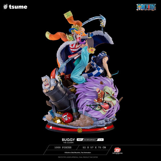 One Piece BUGGY THE CLOWN HQS DIORAMAX 1/4 By Tsume Art - Medaid International