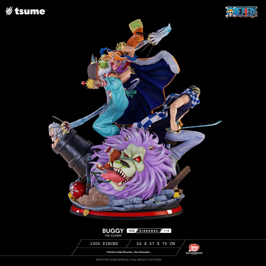 One Piece BUGGY THE CLOWN HQS DIORAMAX 1/4 By Tsume Art - Medaid International