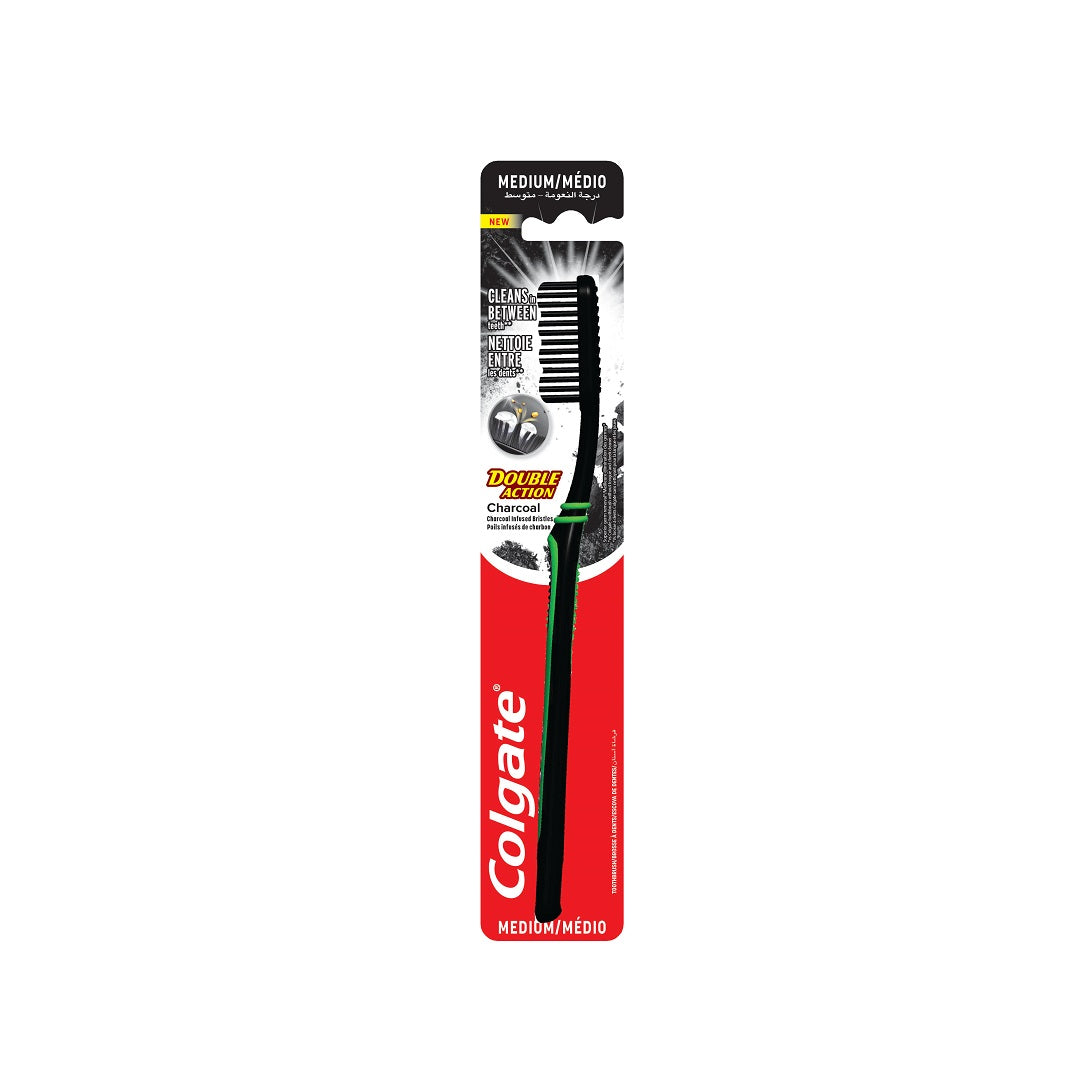 Colgate Toothbrush Double Action Charcoal - Medaid