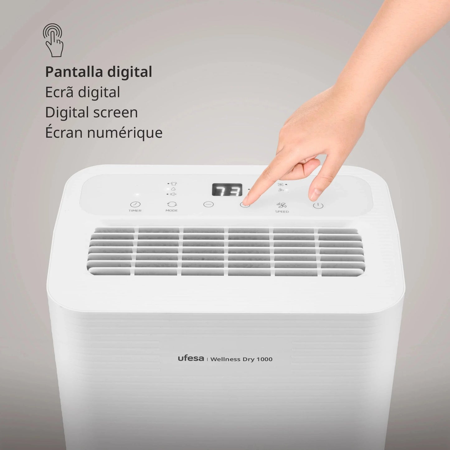 Wellness Dry 1000 Dehumidifier 10L - Medaid International