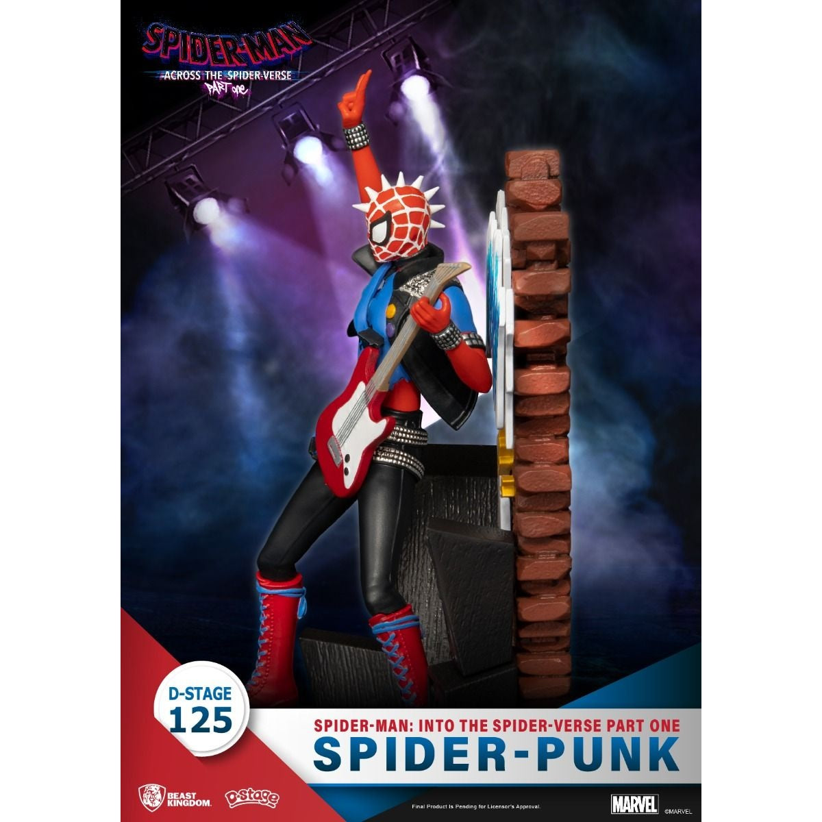 DS-125 Spider-Man: Across the Spider-Verse Part One-Spider-Punk Diorama Stage By Beast Kingdom - Medaid International