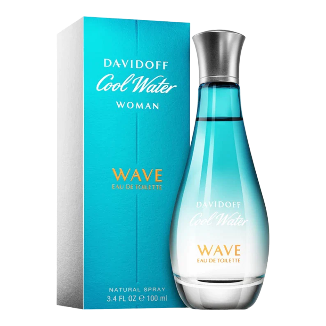 Davidoff Cool Water Wave Eau De Toilette Pour Femme - 100ml - Medaid