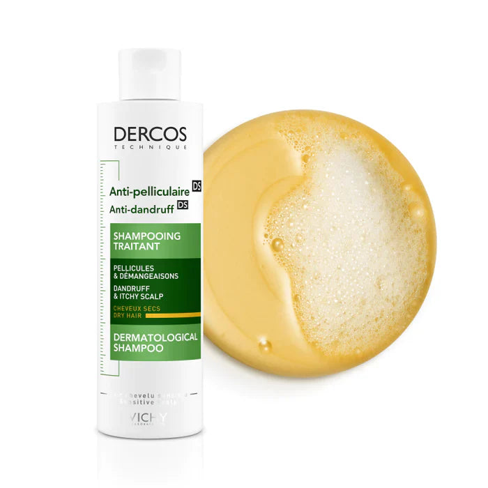 Dercos Anti-Dandruff Shampoo For Dry Hair 200ML