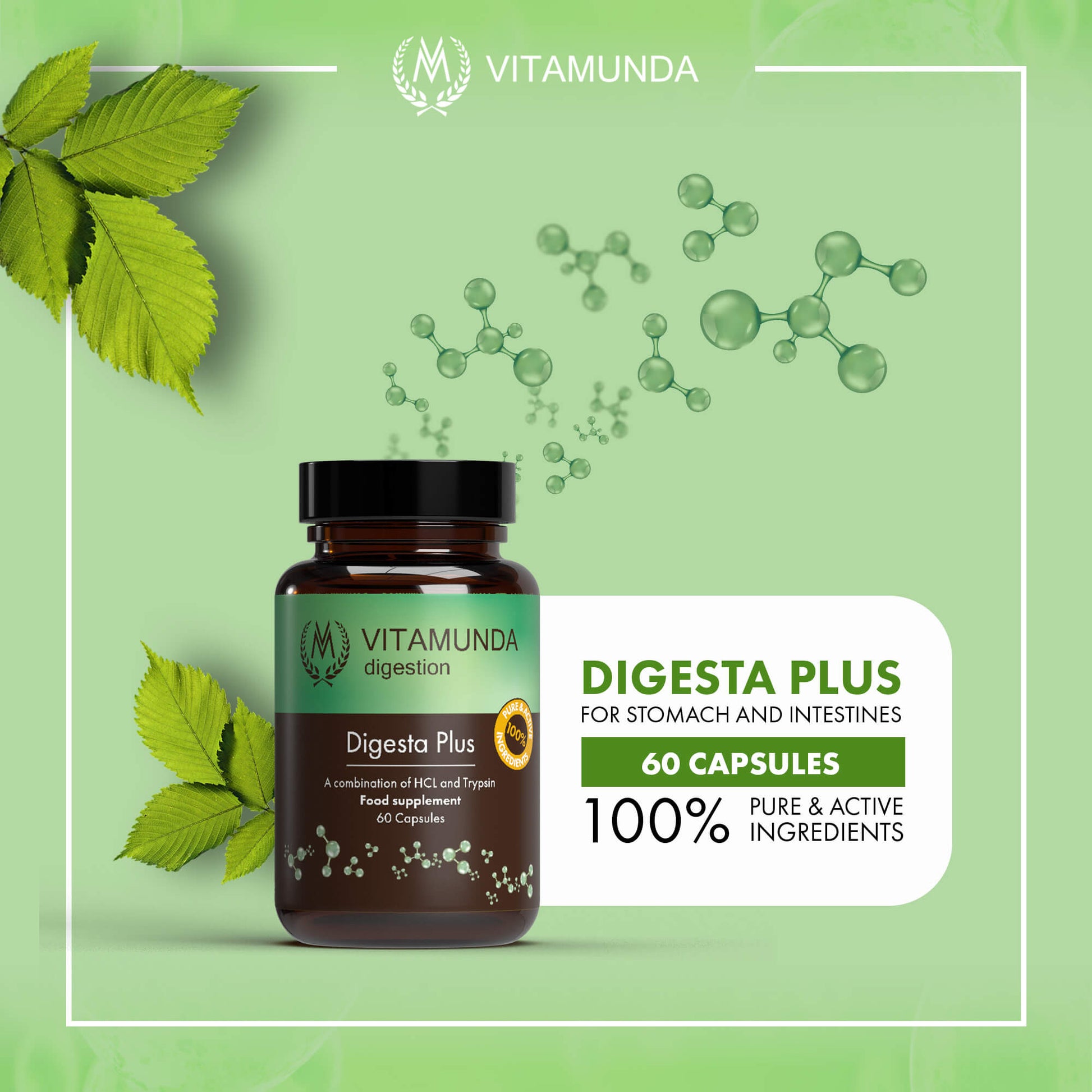 Vitamundo Digesta Plus – 60 capsules - Medaid International