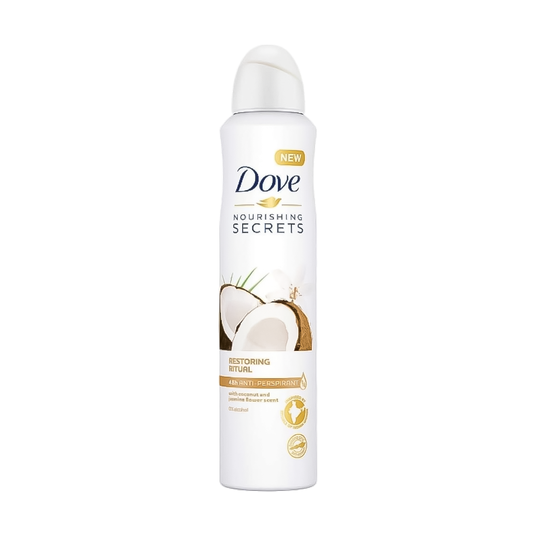 Dove Nourishing Secrets Coconut & Jasmine Flower Spray Deodorant - 250ml - Medaid