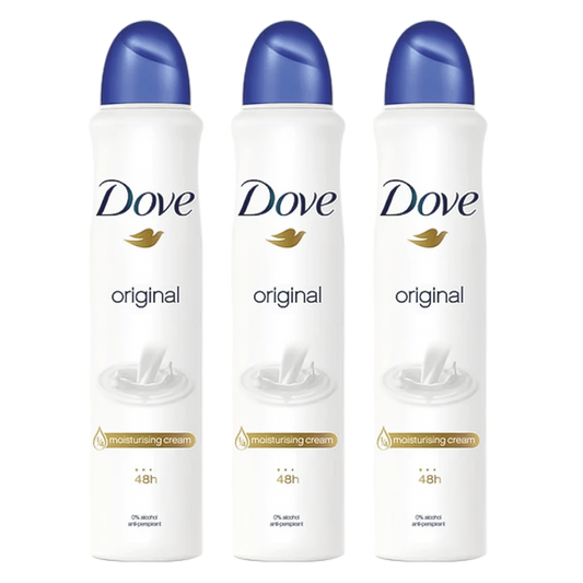 Dove Original 48H Anti-Perspirant Spray Deodorant For Her - Pack Of 3 - Medaid