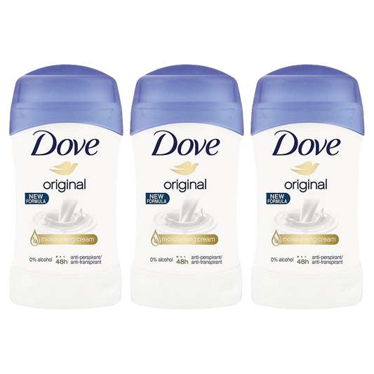 Dove Original 48H Anti-Perspirant Stick Deodorant For Her - Pack Of 3 - Medaid