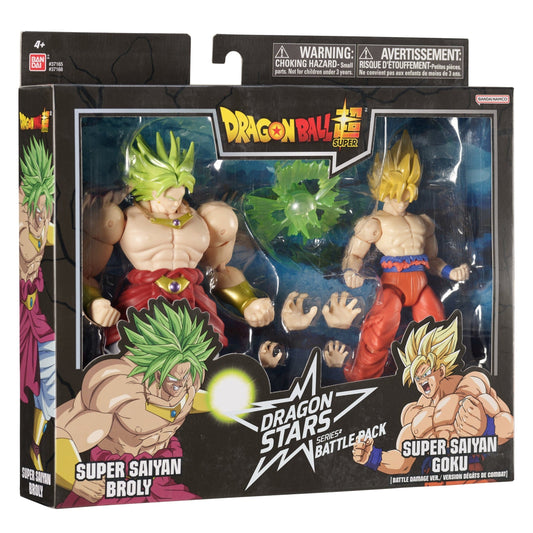 Dragon Ball - Super Dragon Stars Series Super Saiyan Broly & Super Saiyan Goku