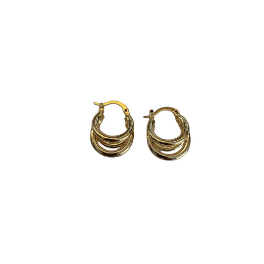 Gold rush earrings accessory #4038 - Medaid International