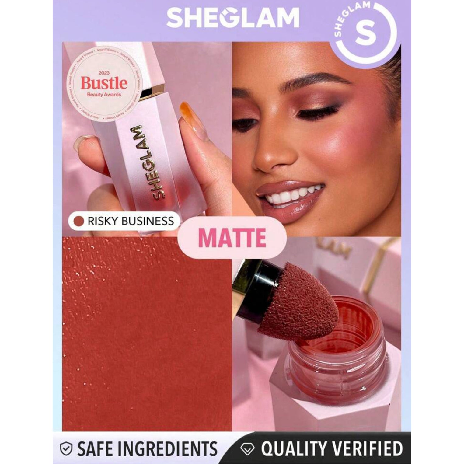 Sheglam liquid blush - All Colors - Medaid